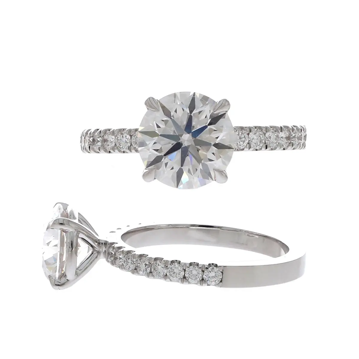 Round Diamond Engagement Ring 